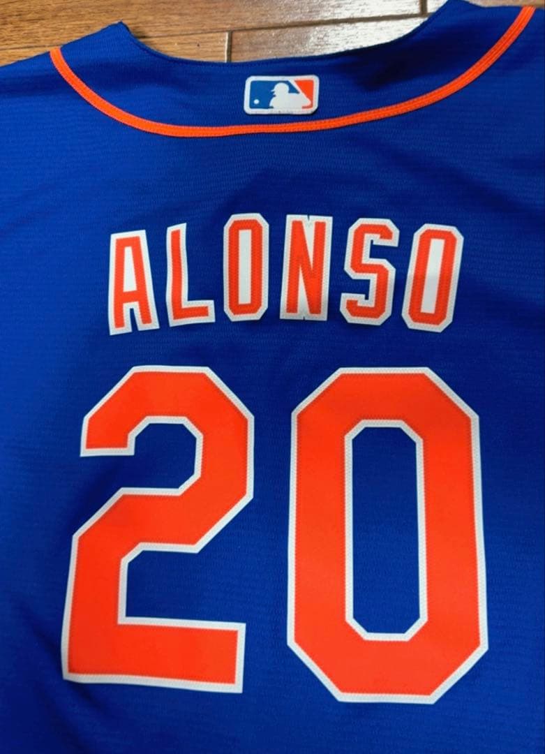 【NIKE】MLB・ニューヨーク・メッツ・ベースボールシャツ・Lサイズ