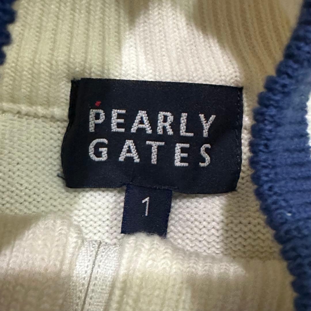【即日発送】PEARLYGATESパーリーゲイツニットセーターハーフジップ