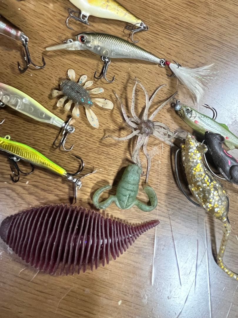 バス釣り　ルアーセット