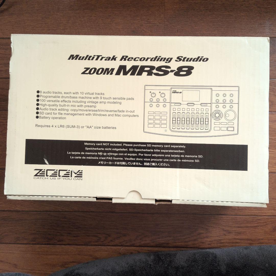 ZOOM MRS-8 マルチトラックレコーダー