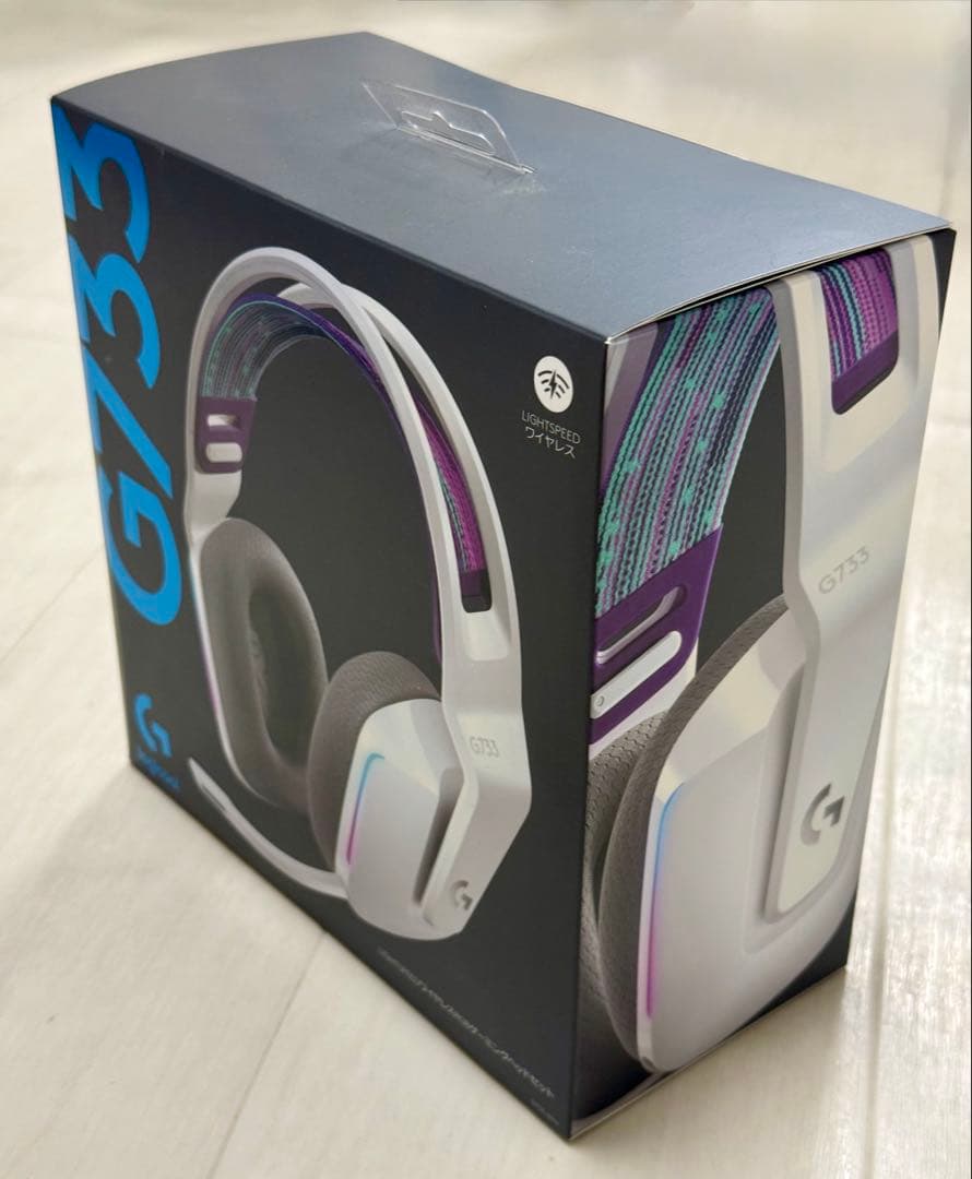 【美品】Logicool G733 ワイヤレスゲーミングヘッドセット