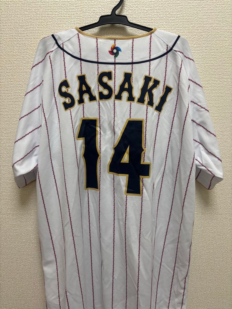 佐々木朗希　　ミズノ　WBCユニフォーム　サイズFree