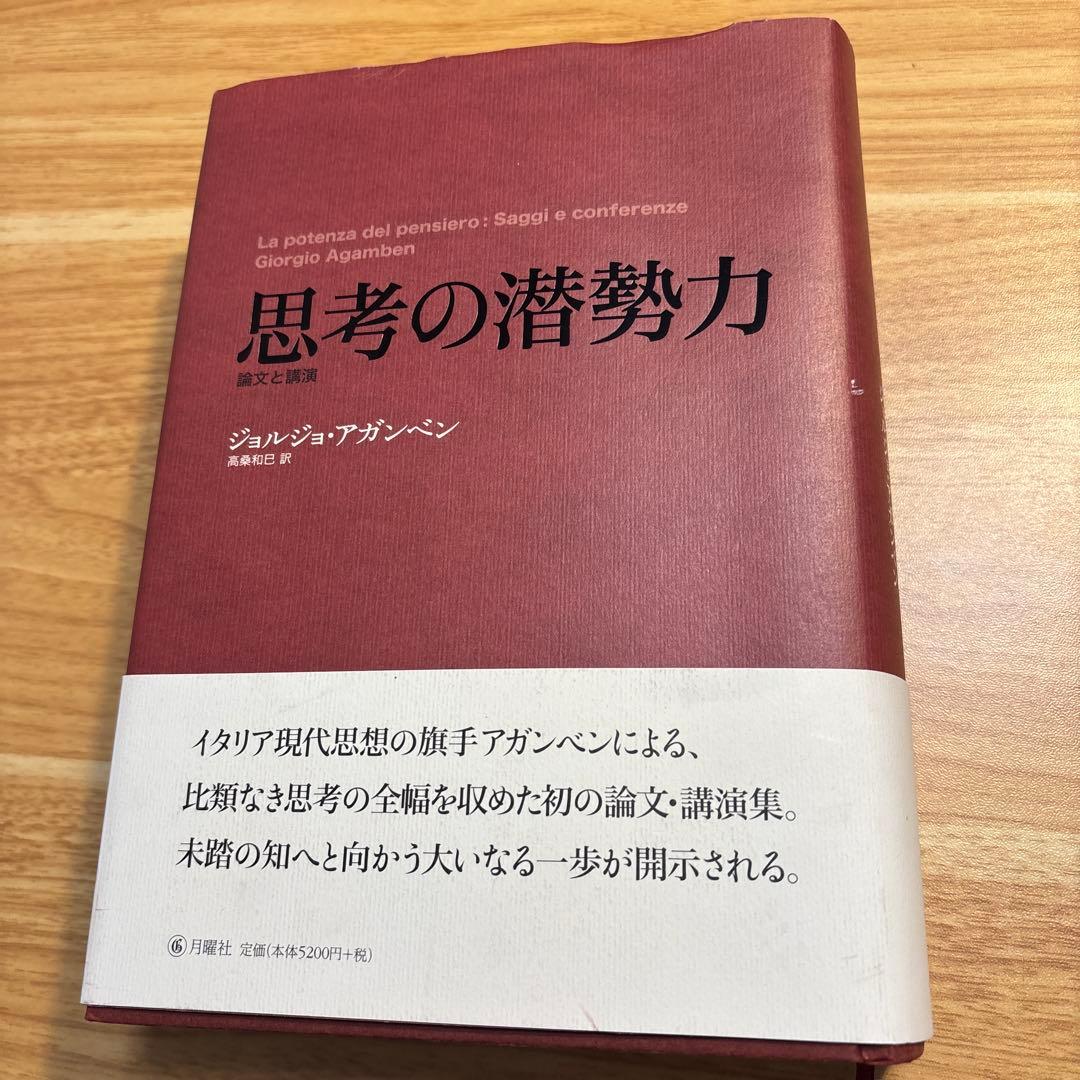 思考の潜勢力 論文と講演
