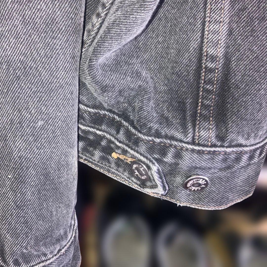 90s J.crew ブラックデニムジャケット