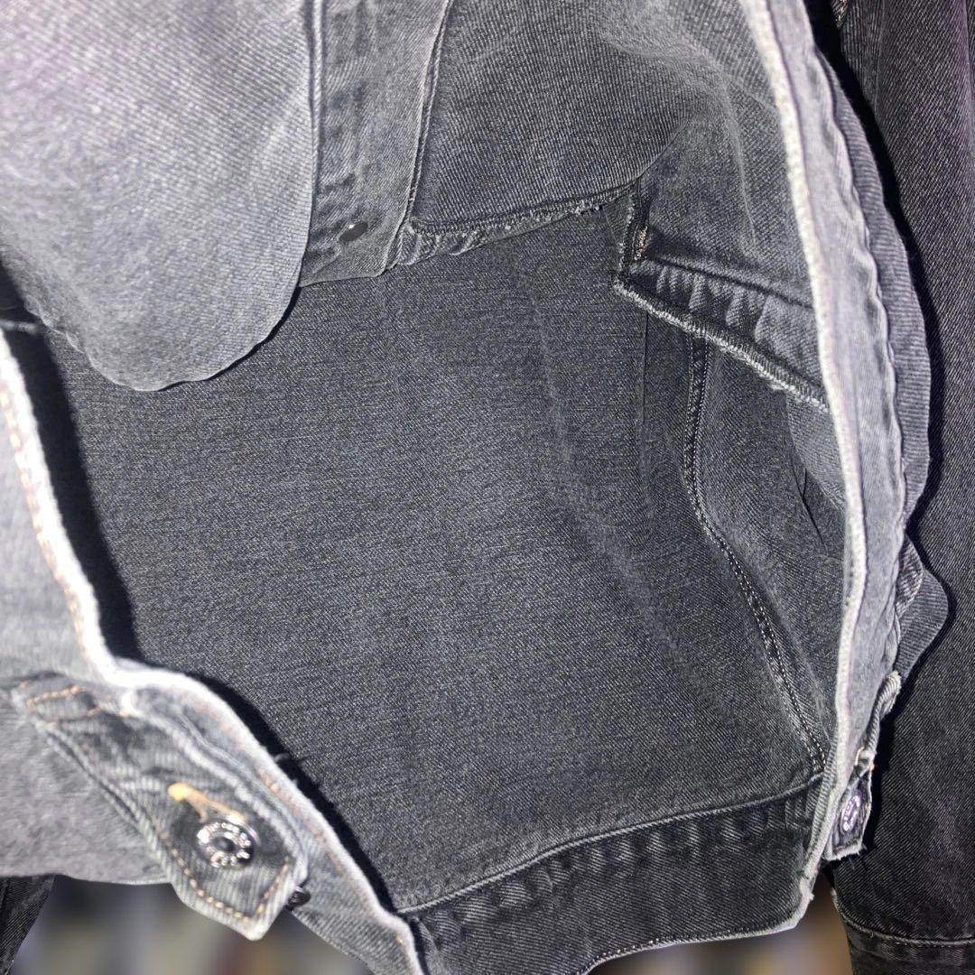 90s J.crew ブラックデニムジャケット