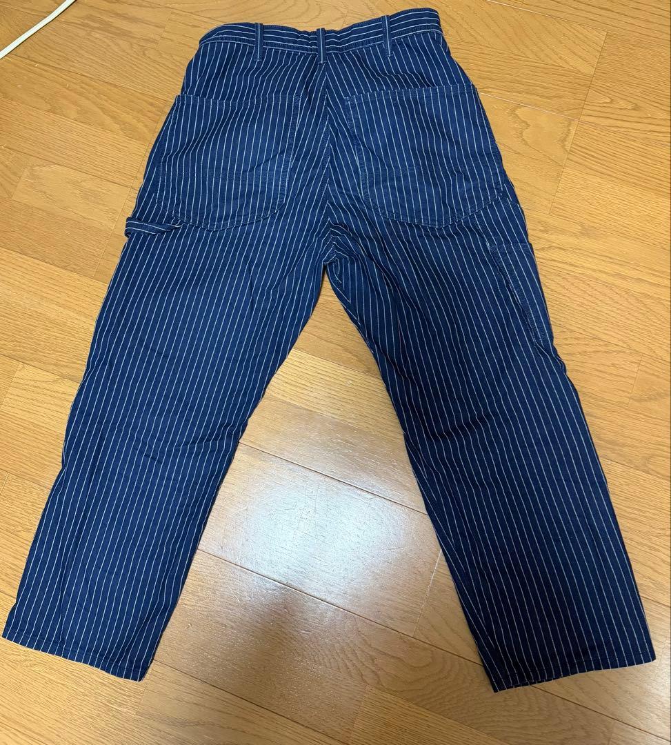Lee ネイビー ストライプ ペインターパンツ ヒッコリー