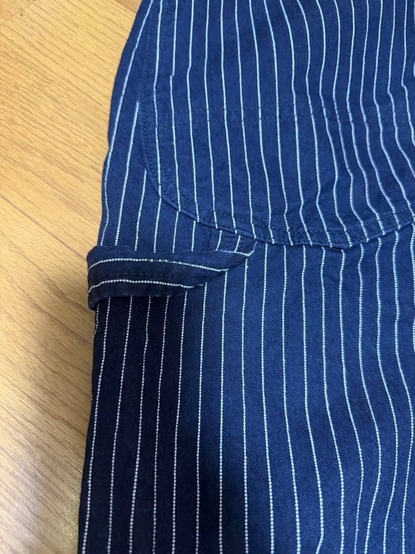 Lee ネイビー ストライプ ペインターパンツ ヒッコリー