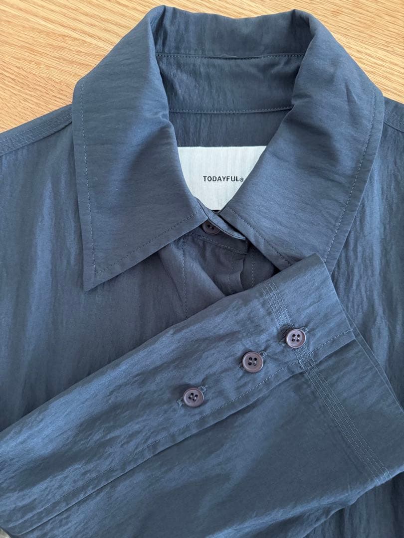 【TODAYFUL トゥデイフル】Sidetuck Silky Shirts