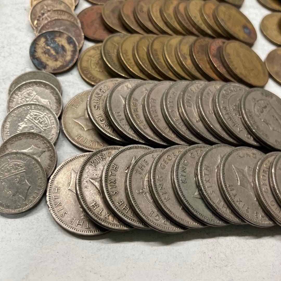 イギリス領　香港　ジョージ　まとめ売り　 硬貨  古銭