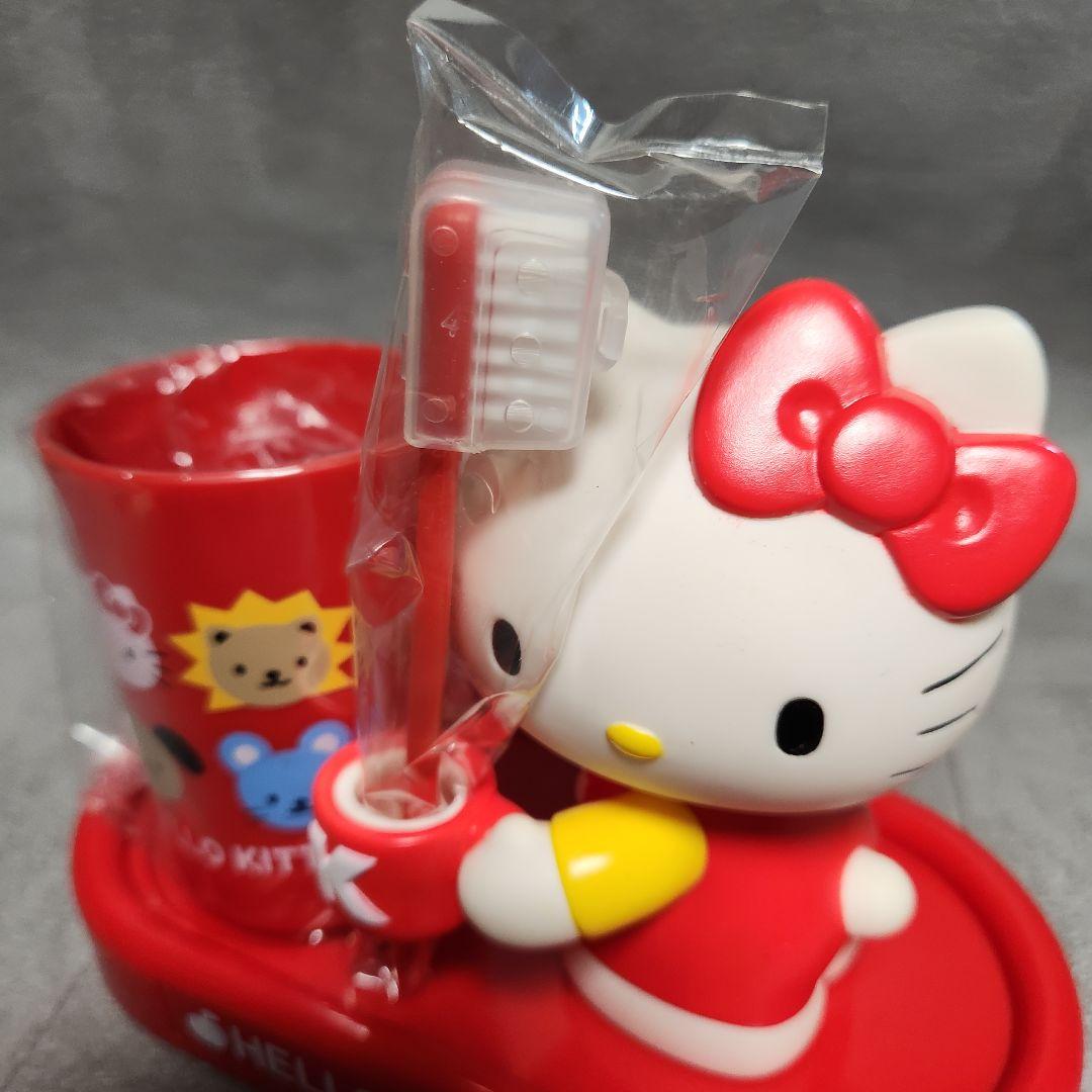 サンリオ ハローキティハブラシスタンドセット 歯ブラシ立て 平成レトロ 希少品