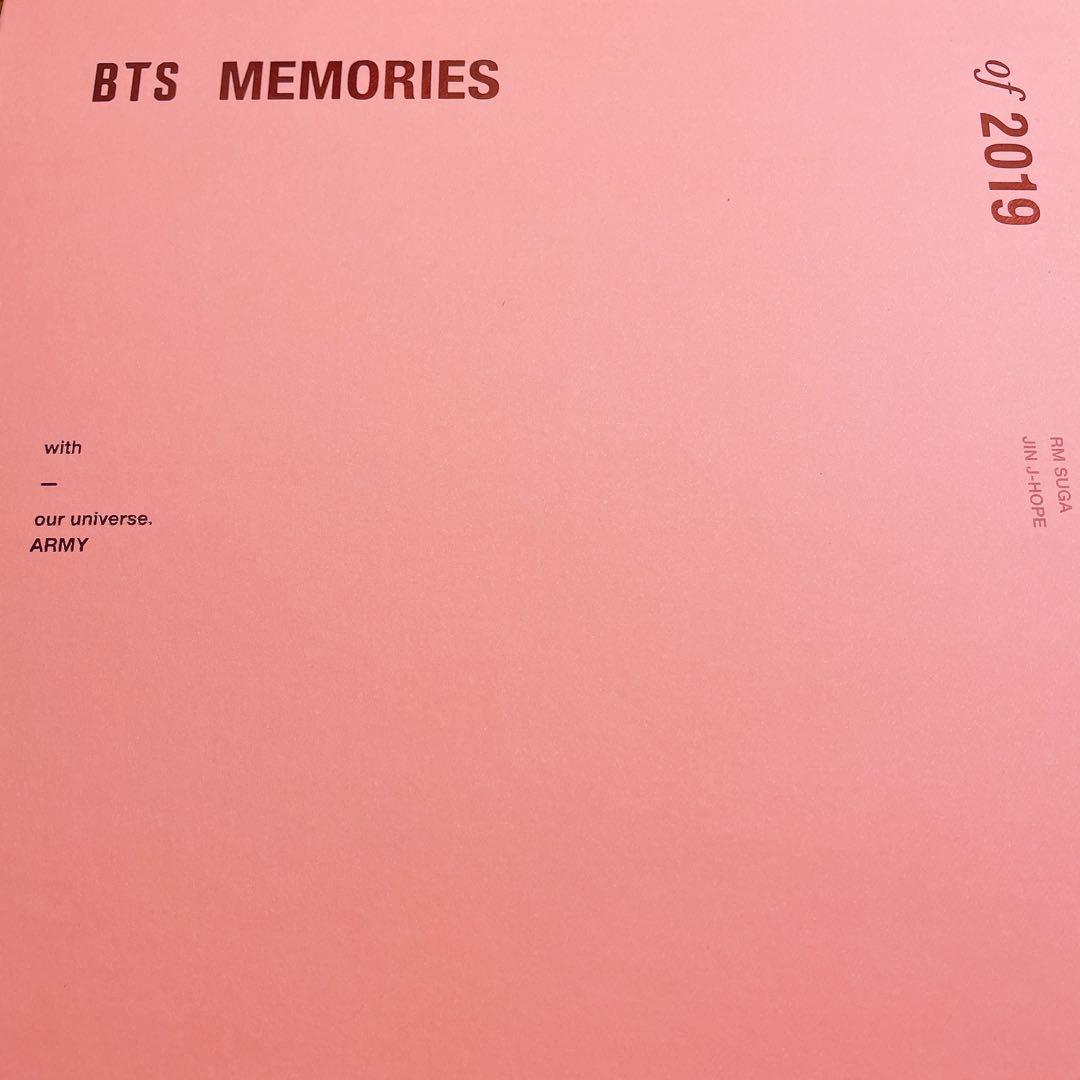 BTS MEMORIES OF 2019 トレカなし