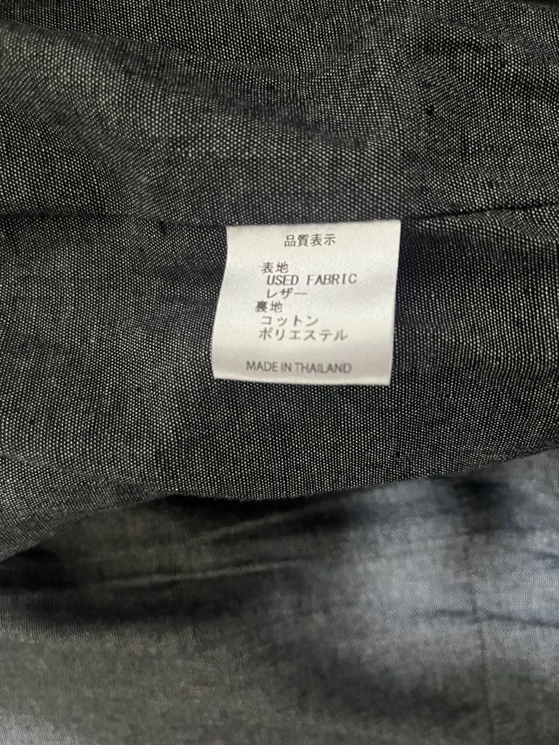 yoused レザー ドライバーズジャケット 黒