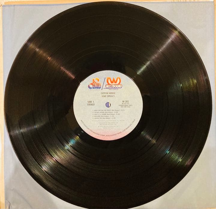 Catfish Hodge Soap Opera's プロモ 希少盤 レコード