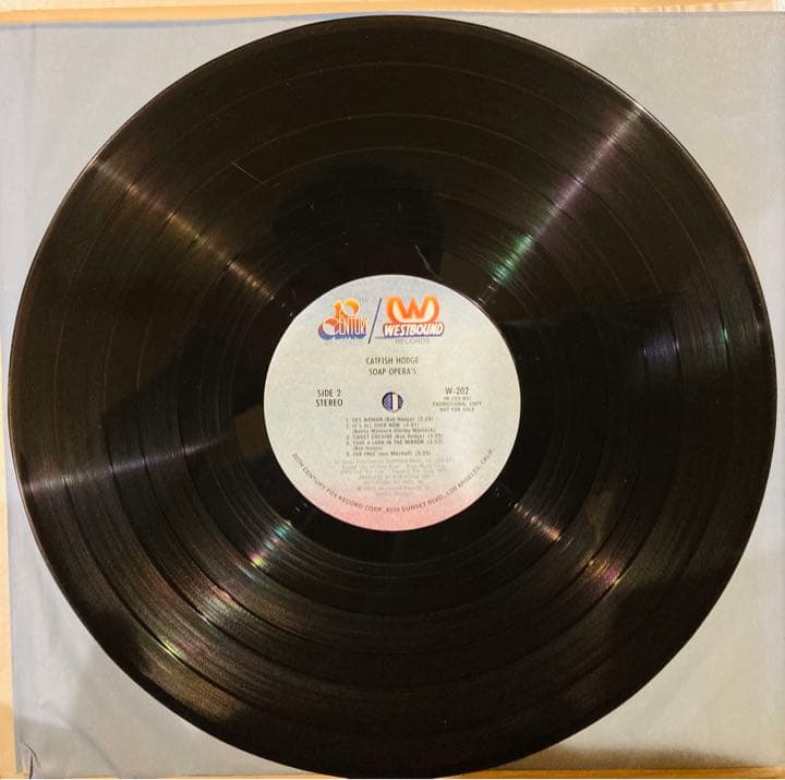 Catfish Hodge Soap Opera's プロモ 希少盤 レコード