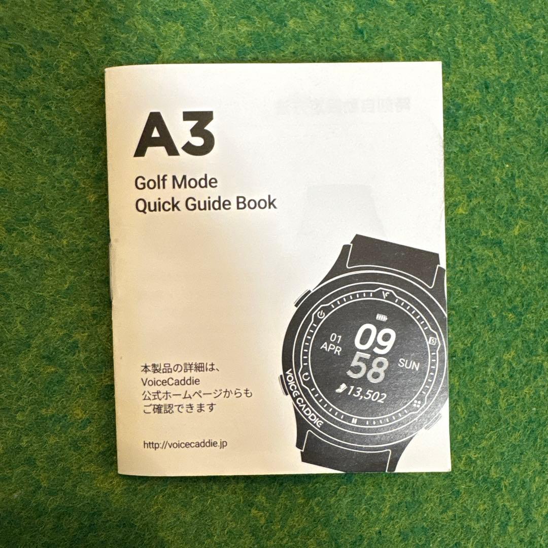 ボイスキャディーA3／VOICE CADDIE A3／GPSゴルフウォッチ