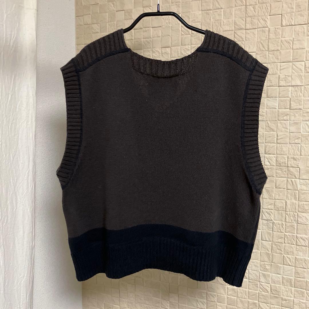 MHL. コットンリネンニットベスト