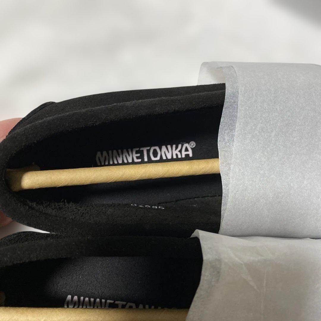 ミネトンカMINNETONKA キルティKILTYモカシン 23㎝ブラック