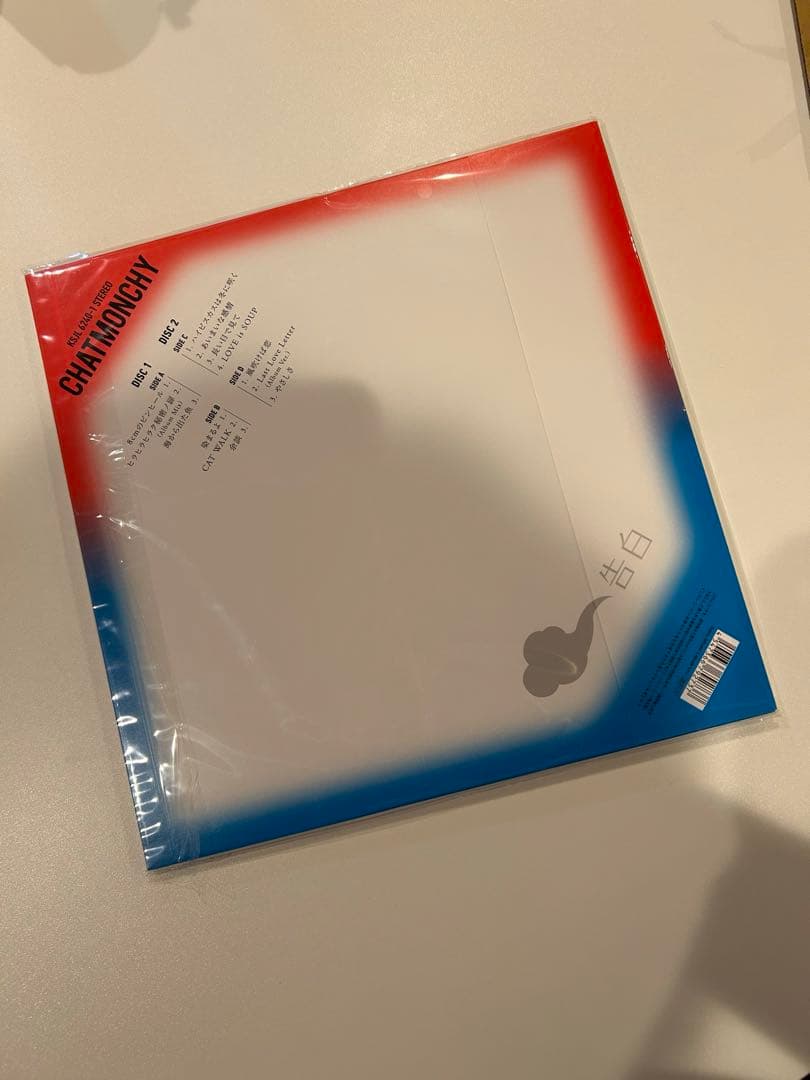 LPレコード　チャットモンチー　告白 楽天ブックス限定先着特典　缶バッジ付