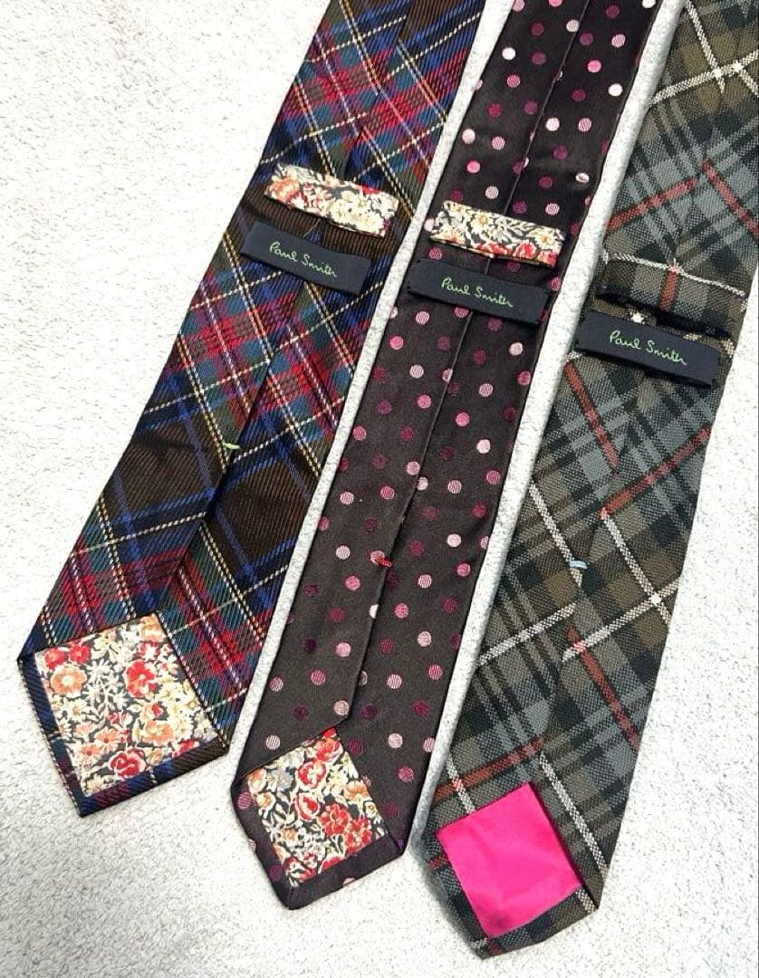 は*み様 ネクタイ　ポールスミス　Paul Smith まとめ売り　3点セット