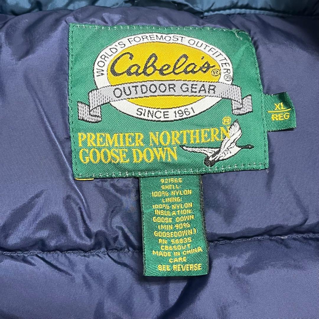 ジャケット・アウター 907 Cabela's  Down Vest Navy XL Reg