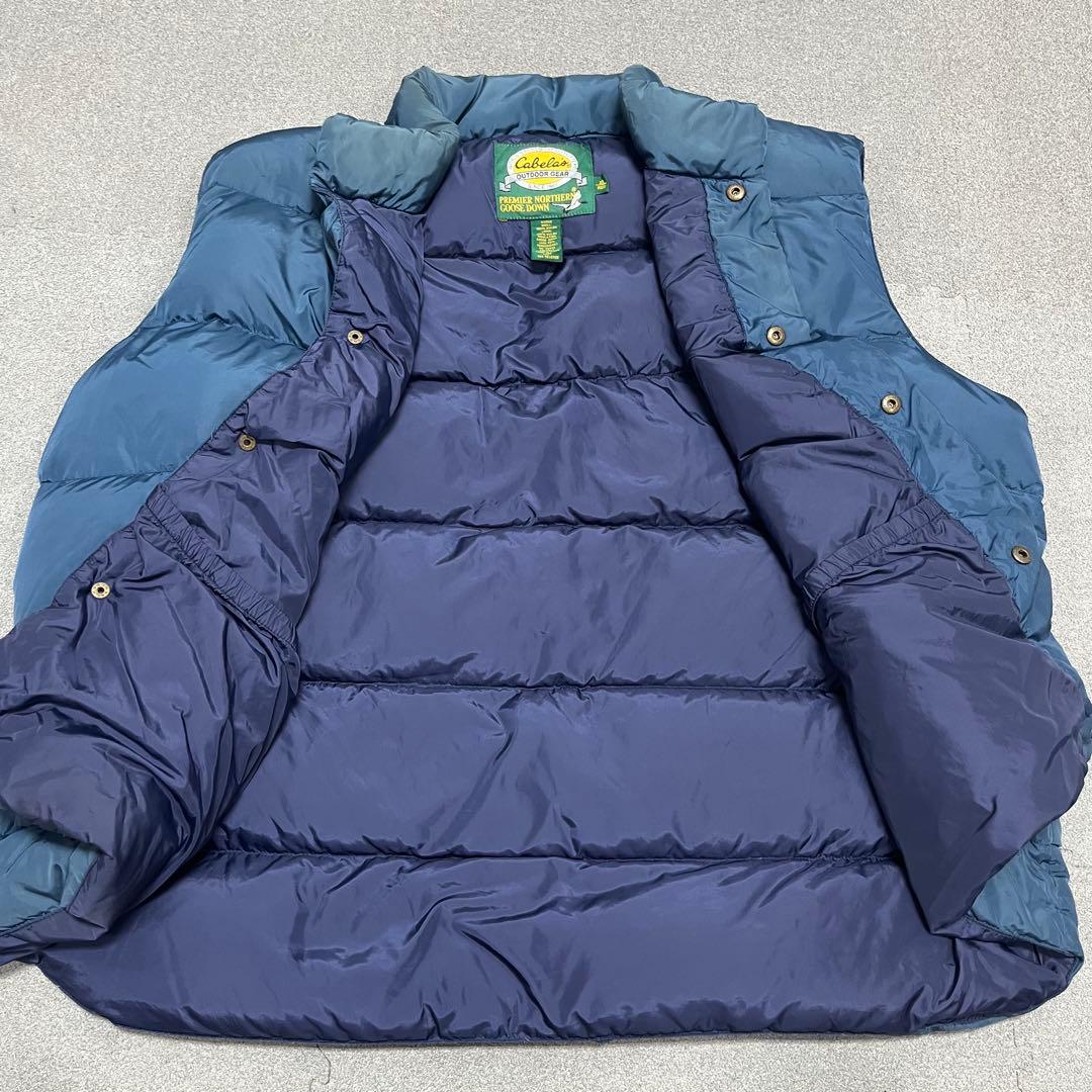 ジャケット・アウター 907 Cabela's  Down Vest Navy XL Reg