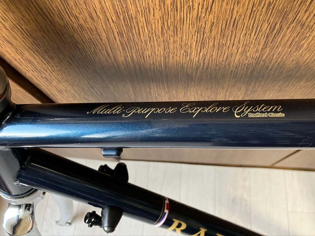 RALEIGH ロードバイクフレーム　クロモリ　アガトブルー