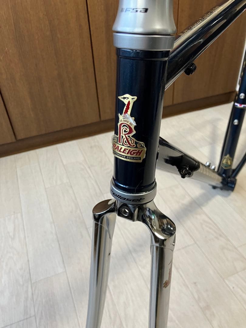 RALEIGH ロードバイクフレーム　クロモリ　アガトブルー