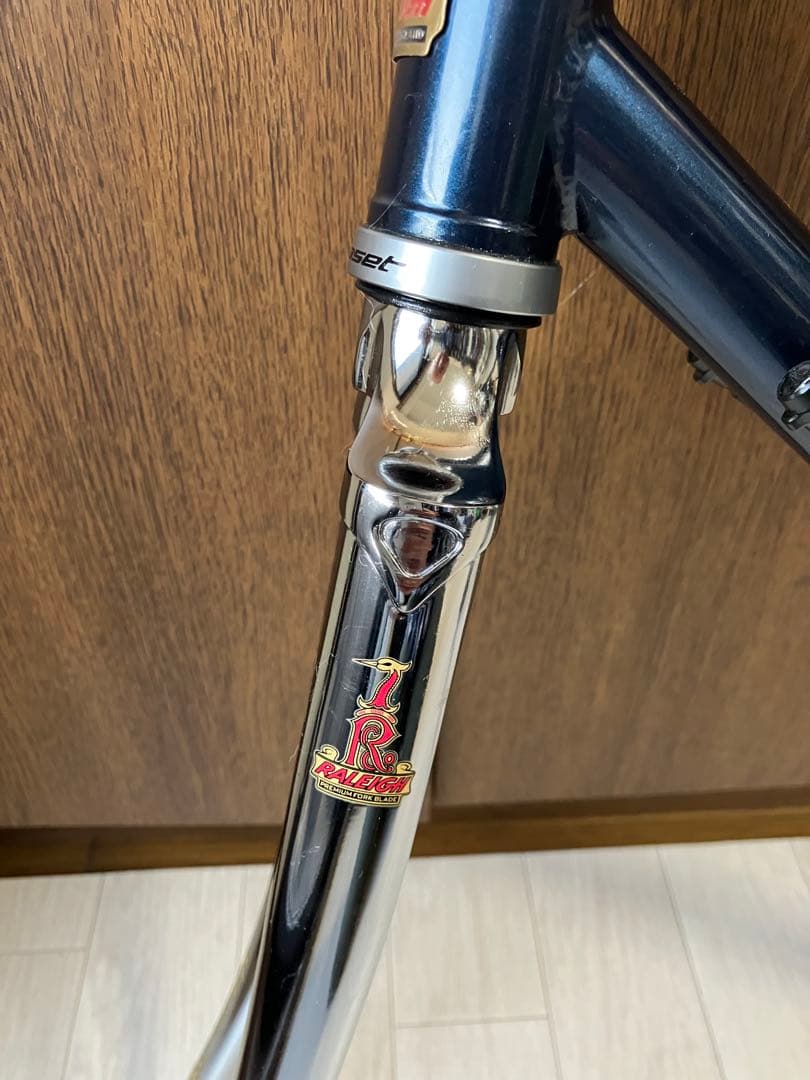 RALEIGH ロードバイクフレーム　クロモリ　アガトブルー