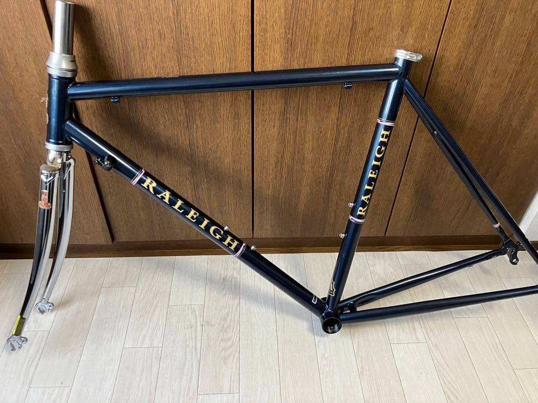 RALEIGH ロードバイクフレーム　クロモリ　アガトブルー