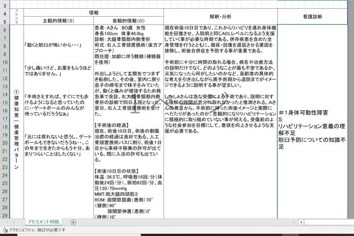 ゆ様 看護実習 手順書 関連図 アセスメント 実習記録 事前学習 看護師 国試