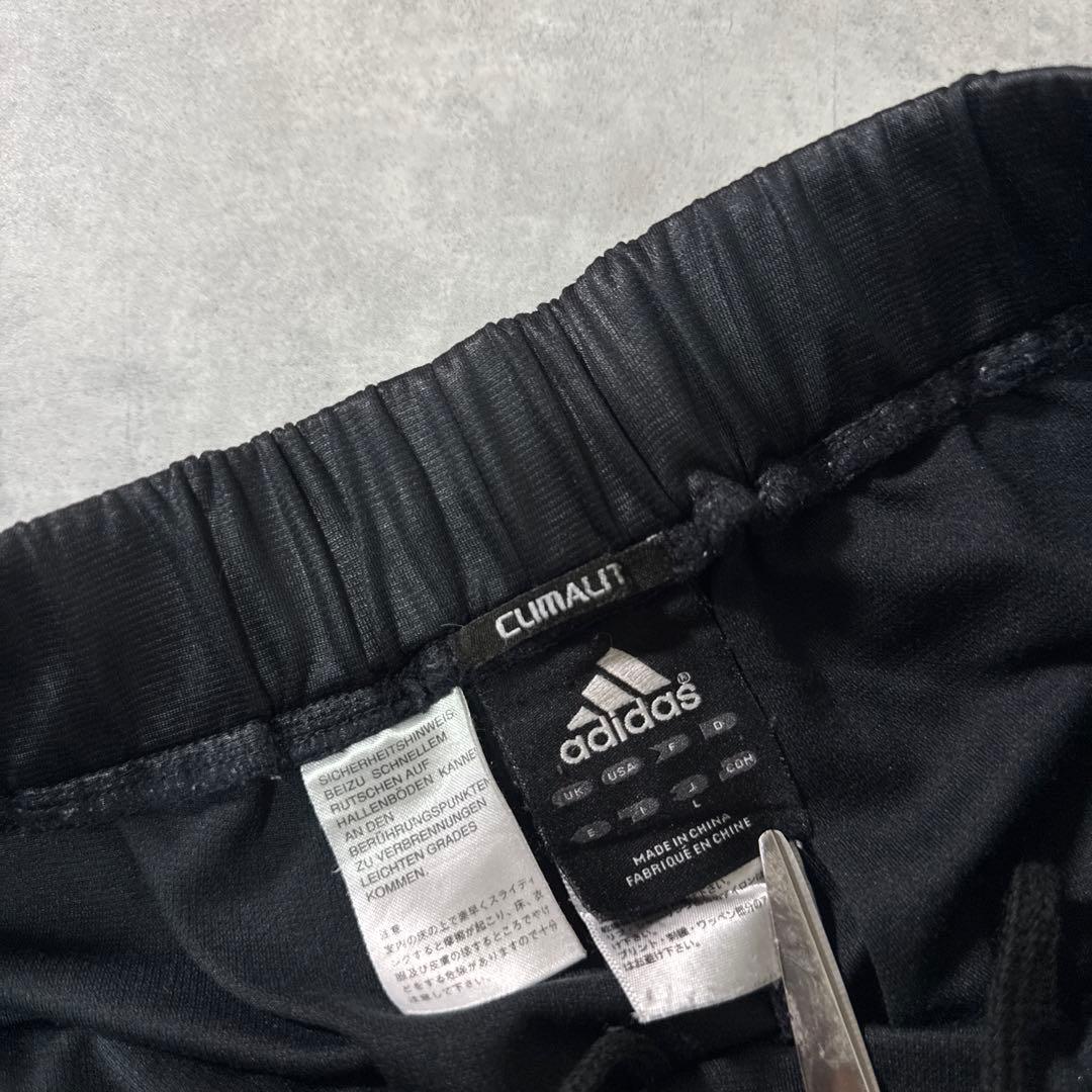 adidas 00s トラックパンツ ジャージ 下 ストレート 光沢 ブラック