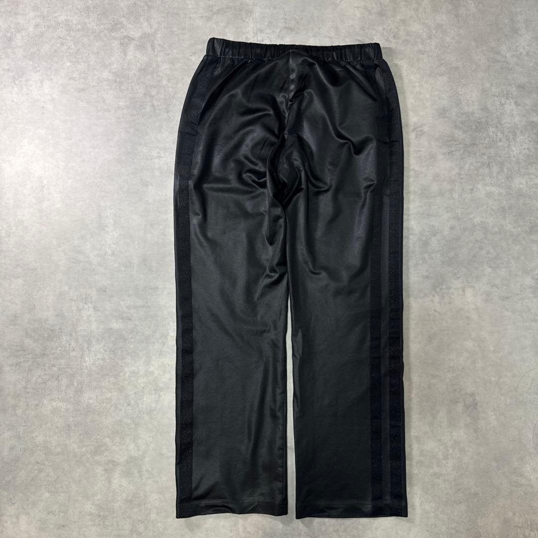 adidas 00s トラックパンツ ジャージ 下 ストレート 光沢 ブラック