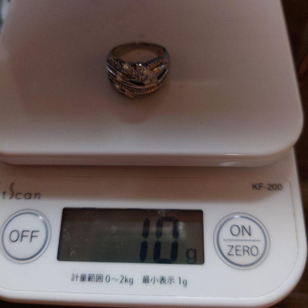 天然ダイヤモンド　プラチナ900　リング　１ ct