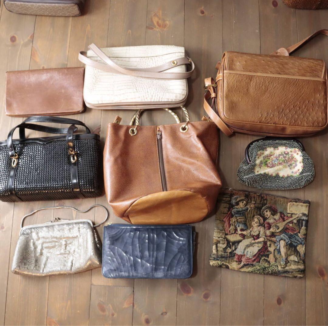 エルメス マイケルコース ニナリッチHermes ハンドバッグ クロコ型押し