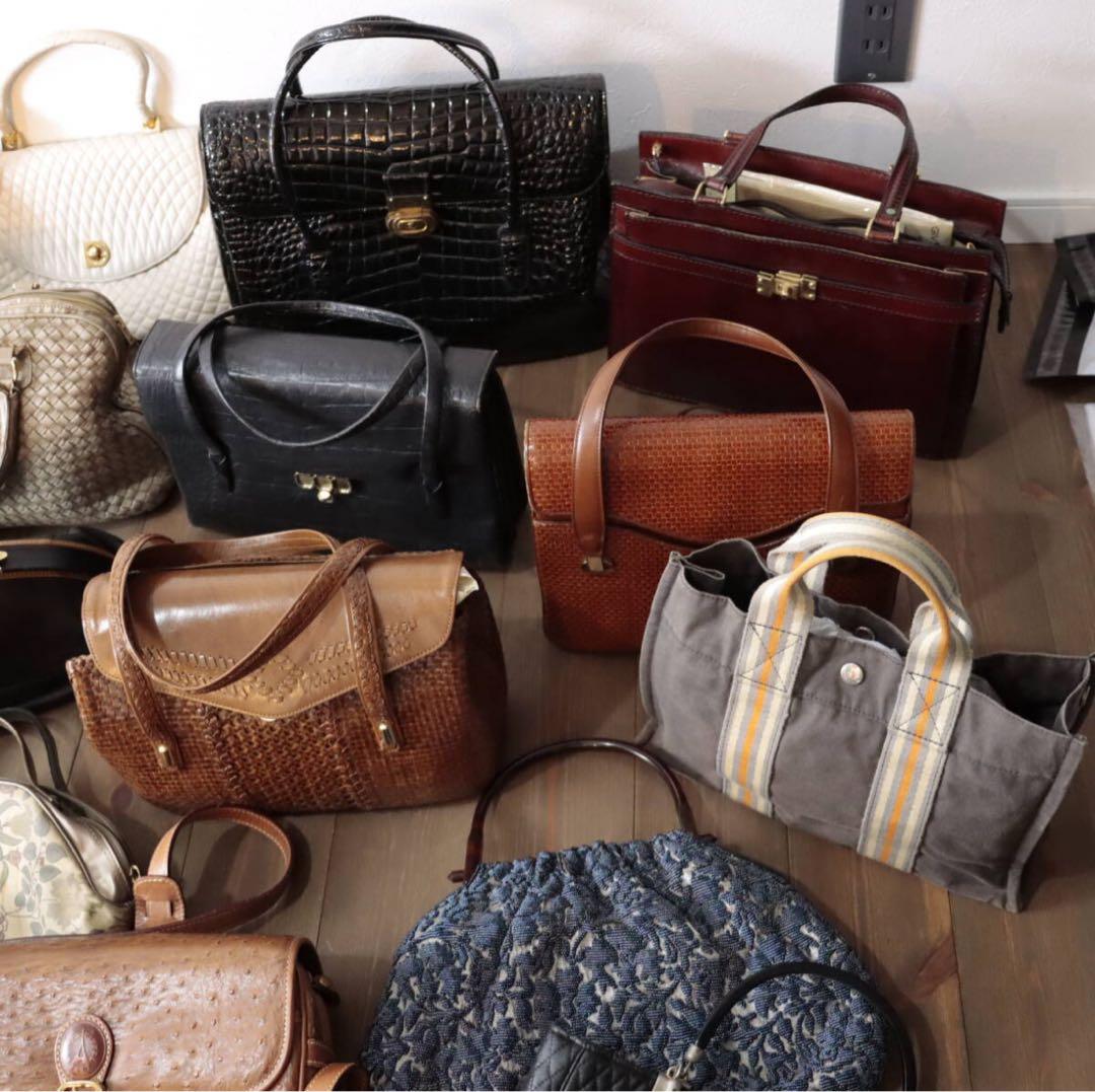 エルメス マイケルコース ニナリッチHermes ハンドバッグ クロコ型押し