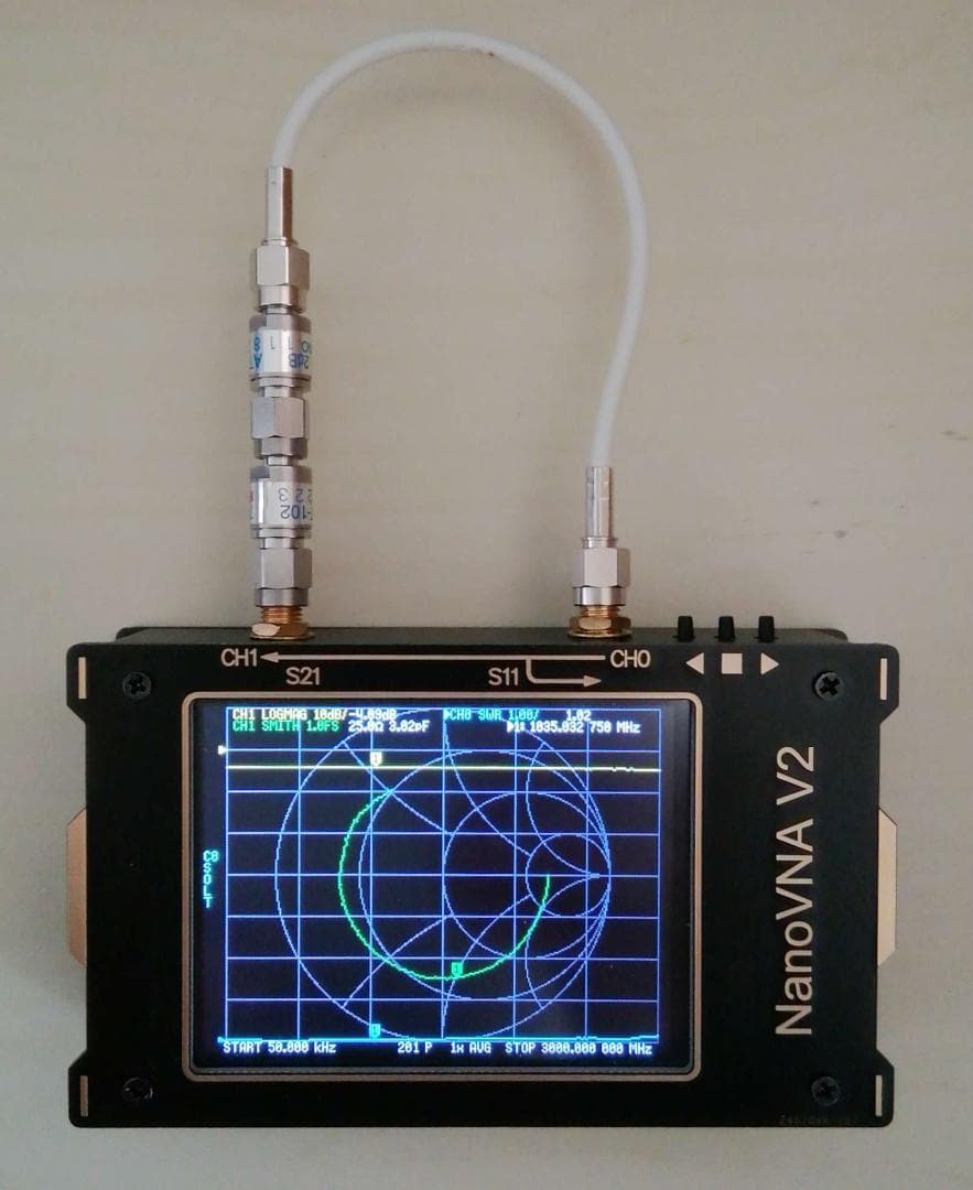 NanoVNA V2 ベクトルネットワークアナライザー　(3.2インチ版)