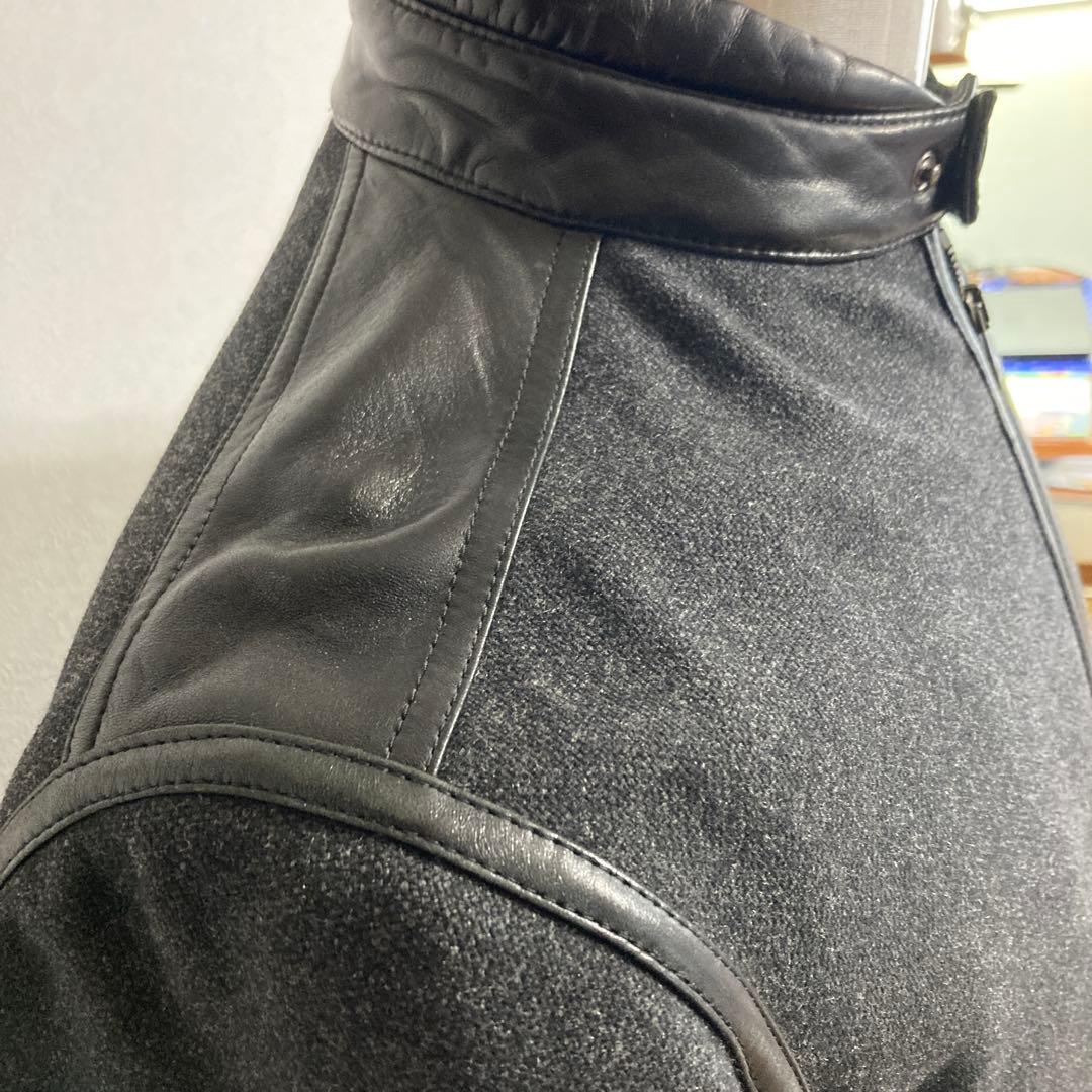 ☆GUCCI☆グッチ　レザージャケット　表記46（M相当）　真贋鑑定済み正規品