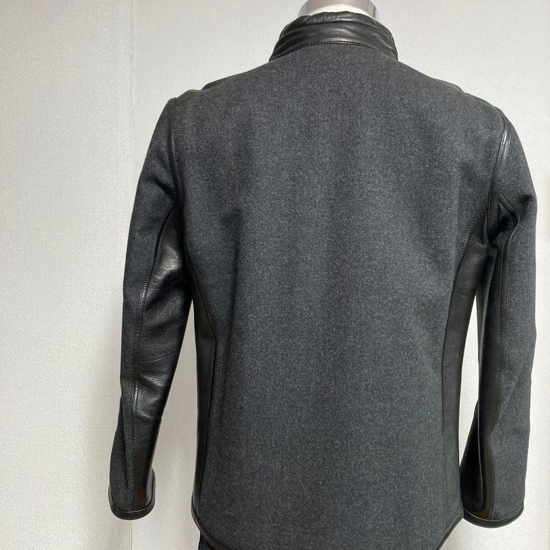 ☆GUCCI☆グッチ　レザージャケット　表記46（M相当）　真贋鑑定済み正規品