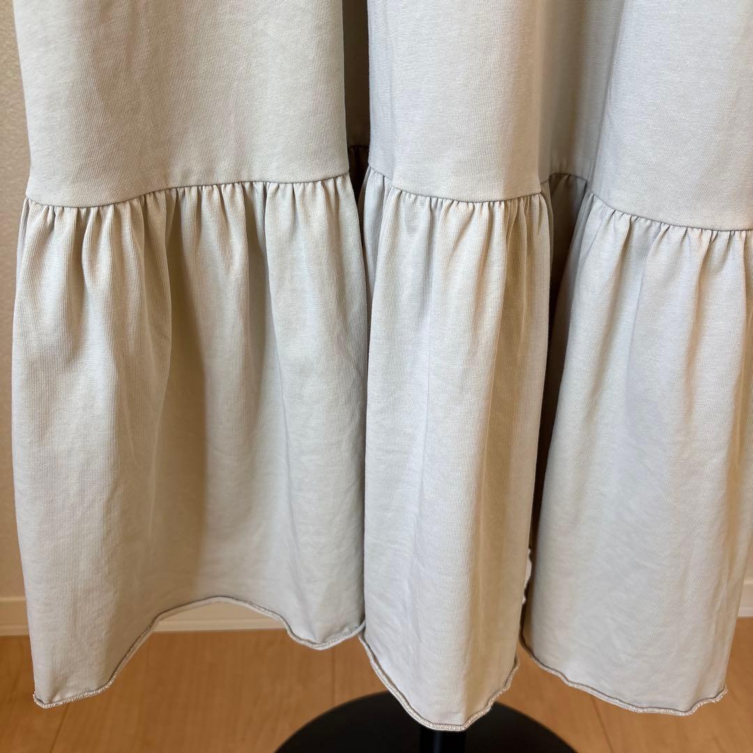 honono ひんやりTシャツワンピース　ベージュ　M