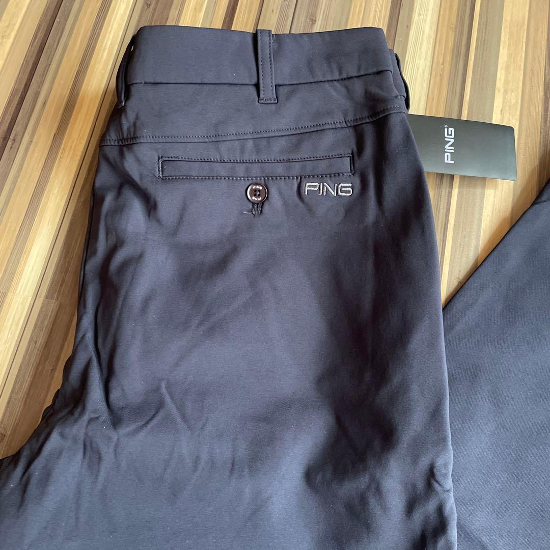 【新品タグ付き】PING ゴルフパンツ メンズ 裏起毛 ストレッチ 防寒W90