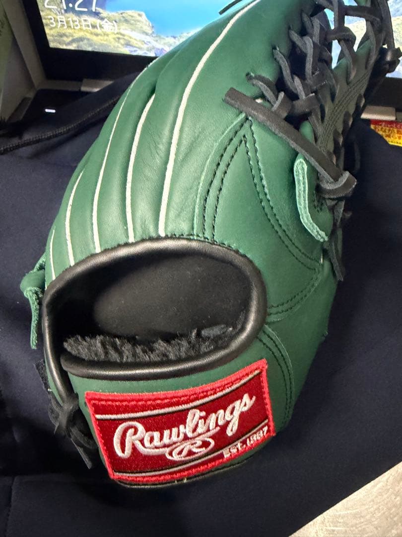 Rawlings 軟式グローブ 緑色
