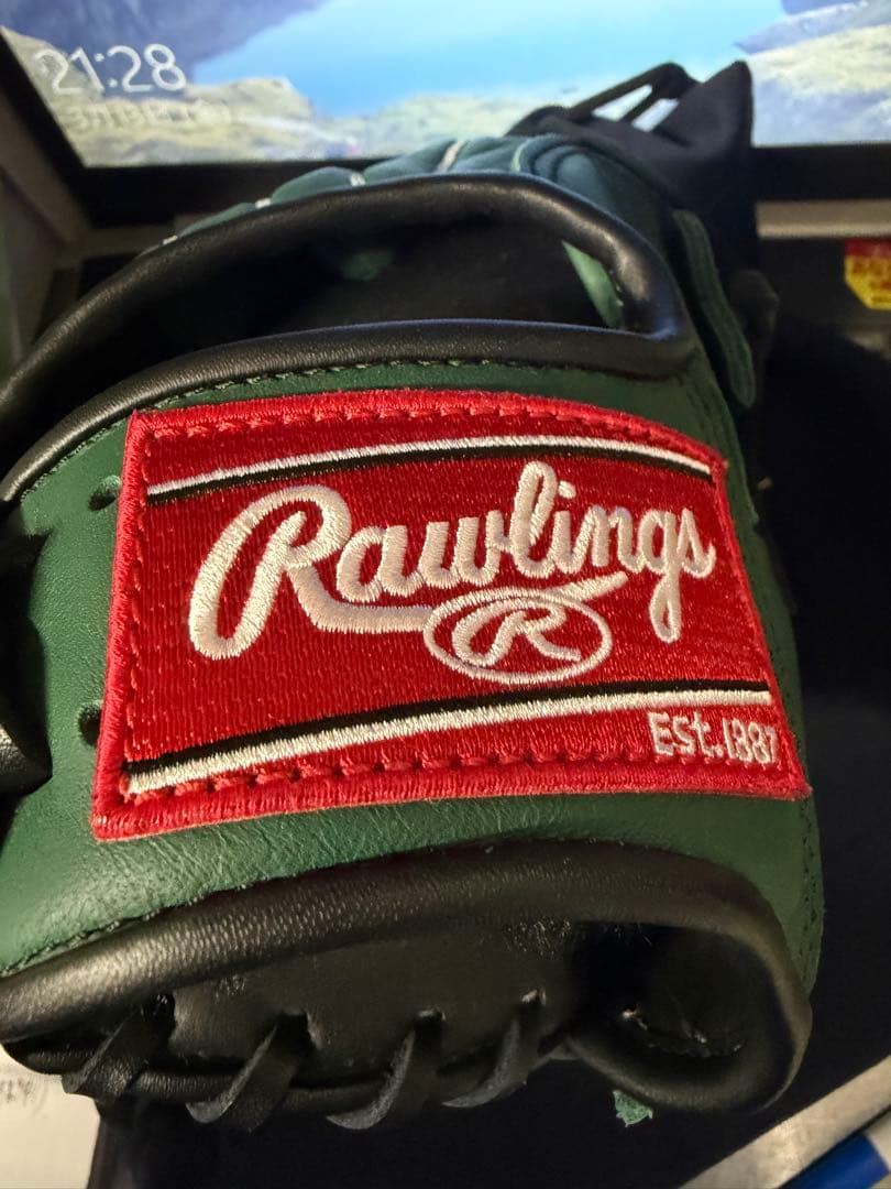 Rawlings 軟式グローブ 緑色