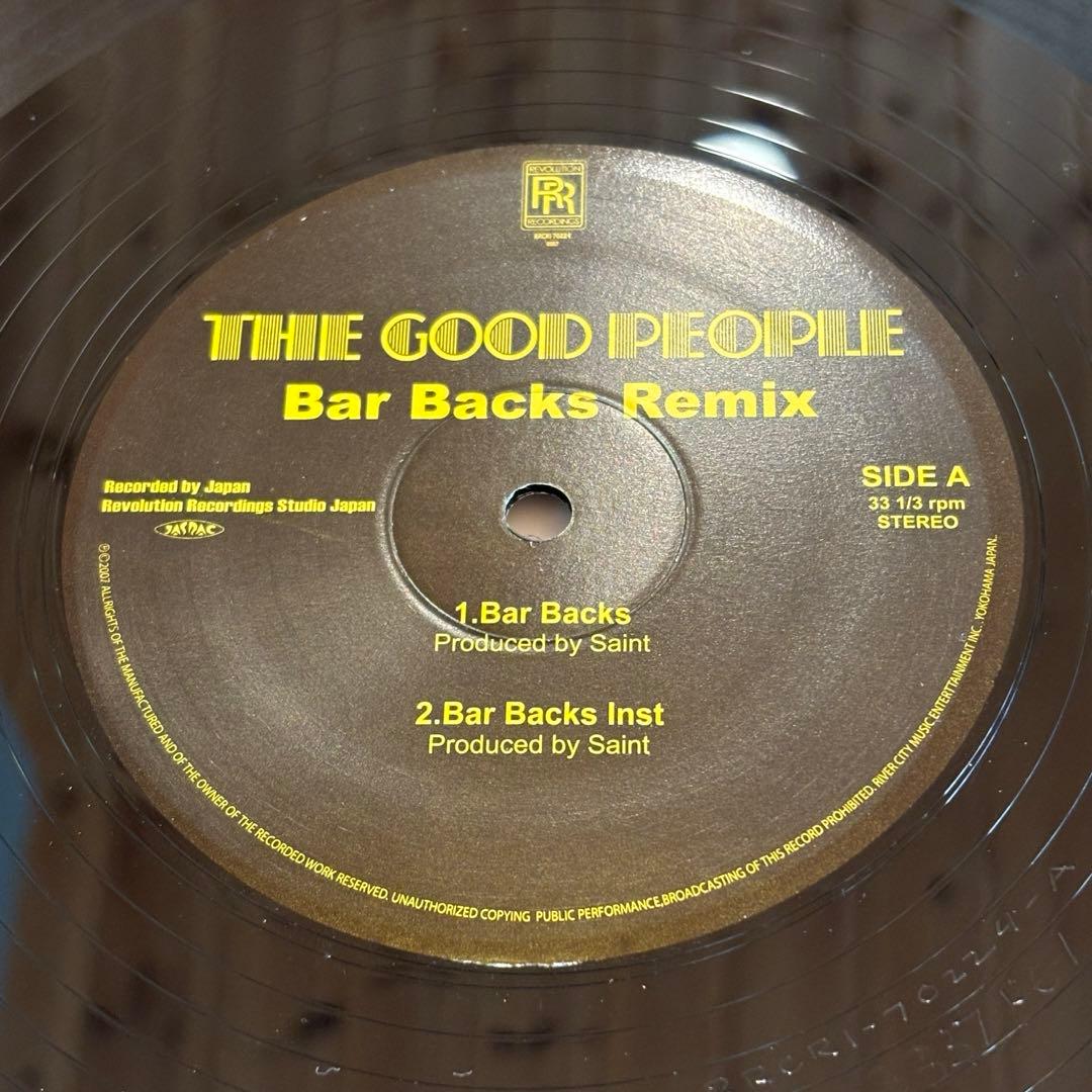 その他 The Good People / Bar Backs Remix 12inch