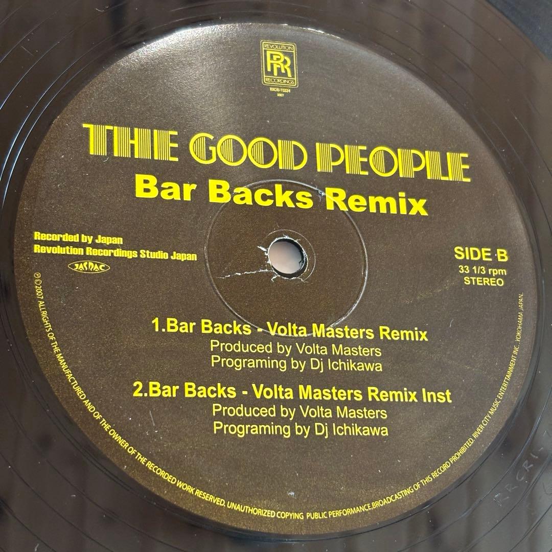 その他 The Good People / Bar Backs Remix 12inch