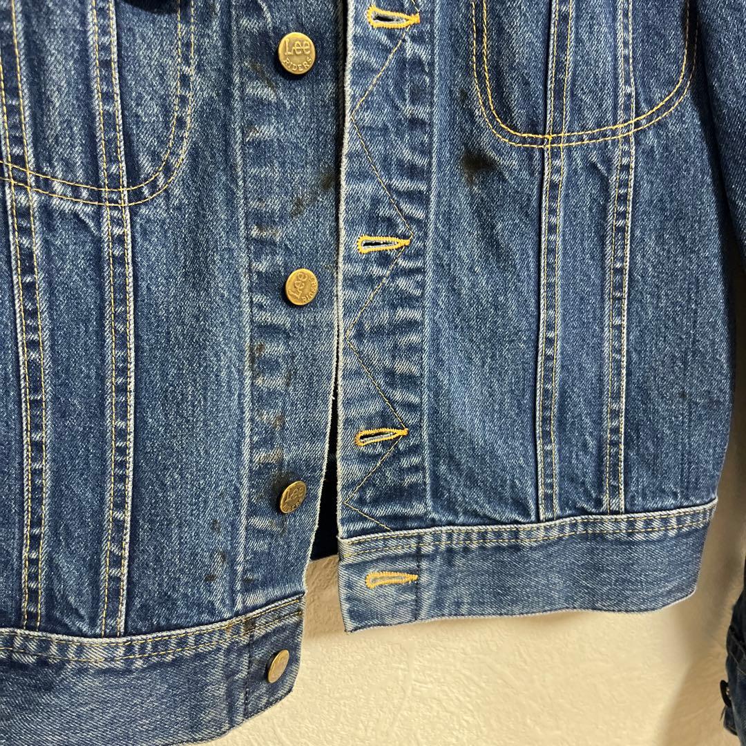 USA製　80S Lee Gジャン　デニムジャケット　36R カバーオール