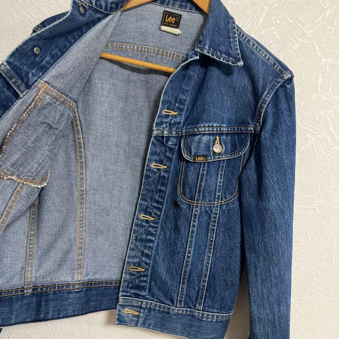 USA製　80S Lee Gジャン　デニムジャケット　36R カバーオール