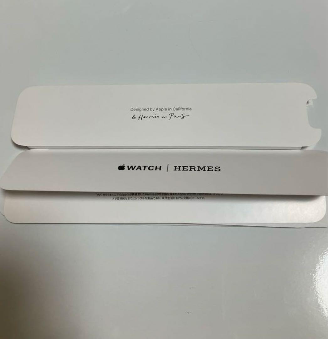 【早い者勝ち‼︎美品‼︎】Apple Watch HERMES オレンジバンド 45