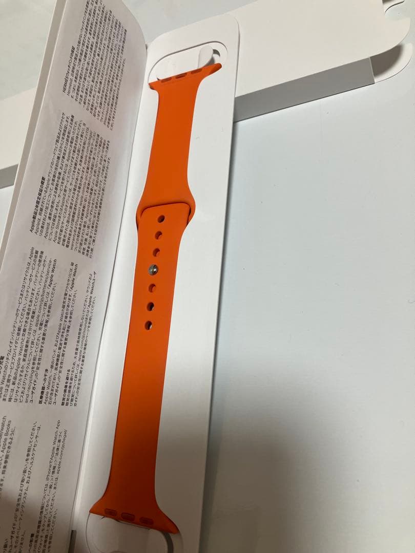 【早い者勝ち‼︎美品‼︎】Apple Watch HERMES オレンジバンド 45