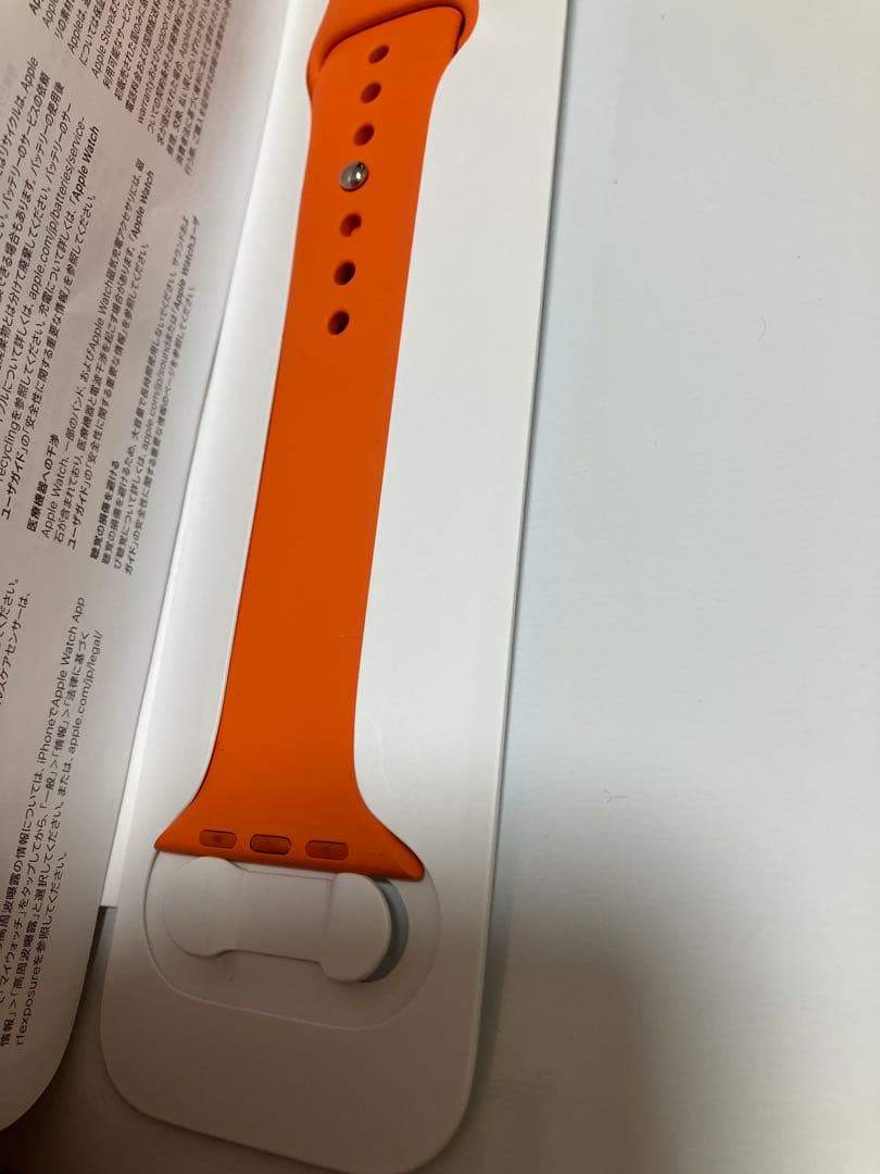 【早い者勝ち‼︎美品‼︎】Apple Watch HERMES オレンジバンド 45