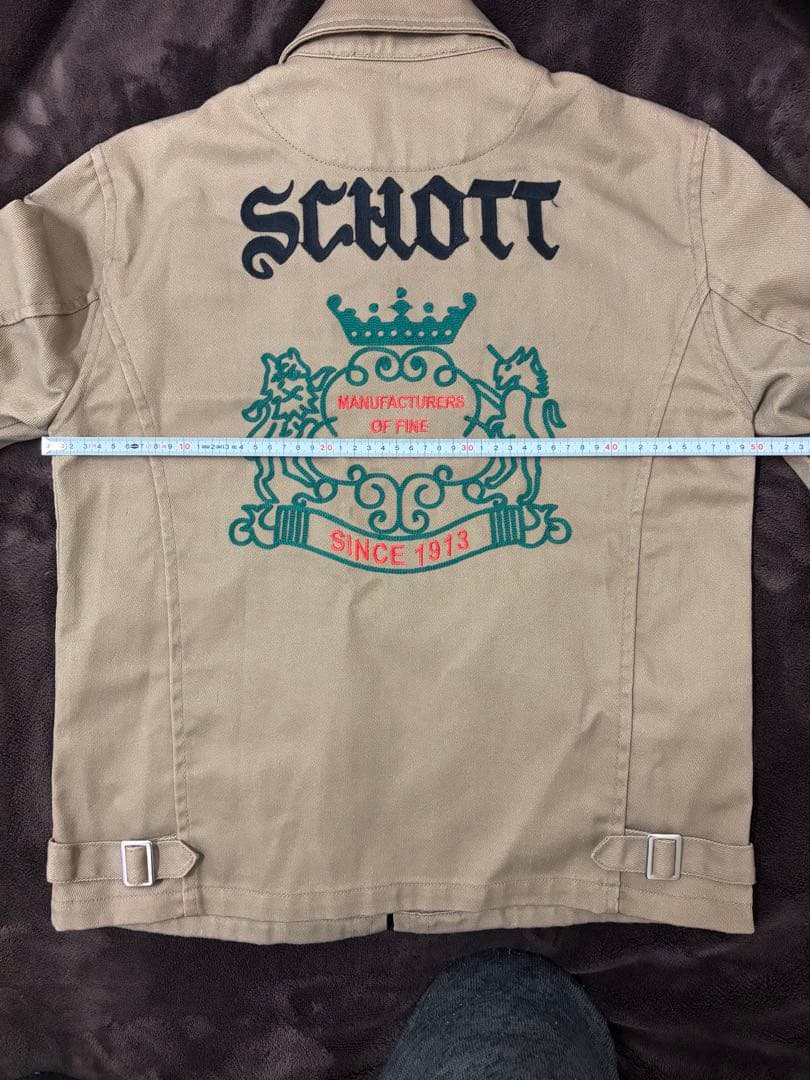 SCHOTT ベージュジャケット